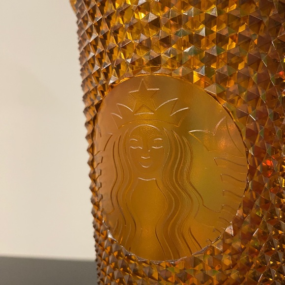 Starbucks 50th Anniversary Copper/Gold Studded Grande Cup - Picture 5 of 5